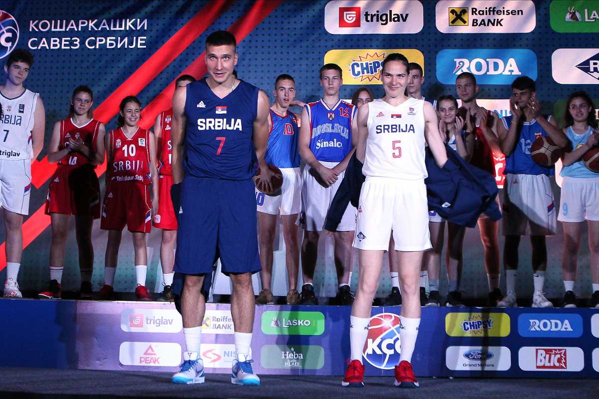 Novi dresovi košarkaških reprezentacija Srbije